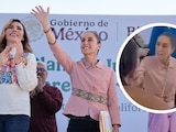 Claudia Sheinbaum, previo a evento en San Quintín (fondo), pide a legisladores de Baja California estar más cerca de la gente.