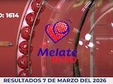 Resultados del Melate Retro en su sorteo 1614, celebrado este 7 de marzo del 2026.