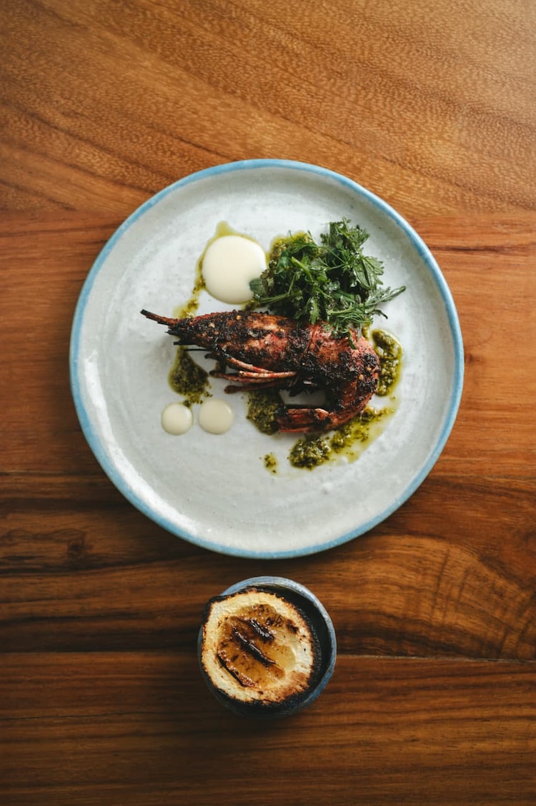Uno de los platillos del restaurante Damiana.