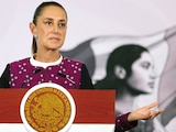 La jefa del Ejecutivo, ayer, en conferencia de prensa en Palacio Nacional.
