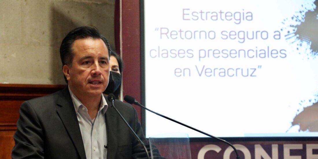 Cuitláhuac García, gobernador de Veracruz.