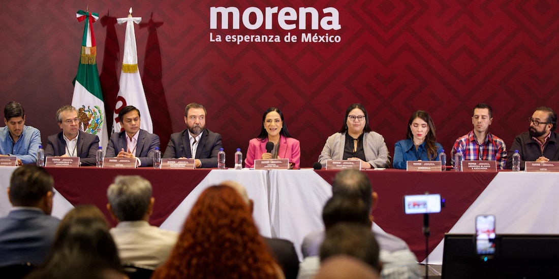 Morena reveló los resultados de las encuestas que definieron a sus 17 coordinaciones estatales, el 29 de septiembre de 2026.