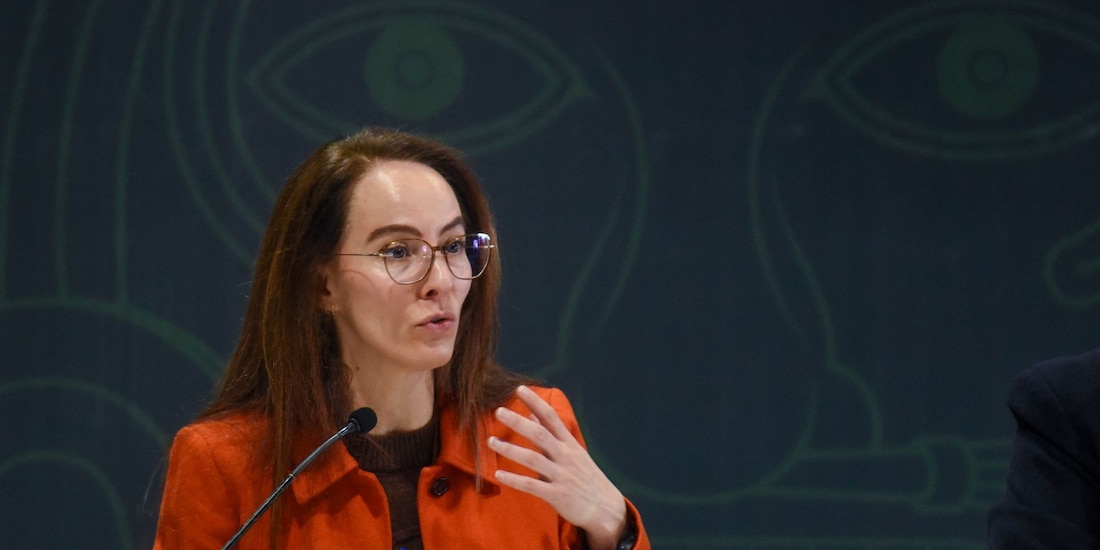 Gabriela Cuevas Barrón, representante del gobierno de México para la Copa Mundial FIFA 2026