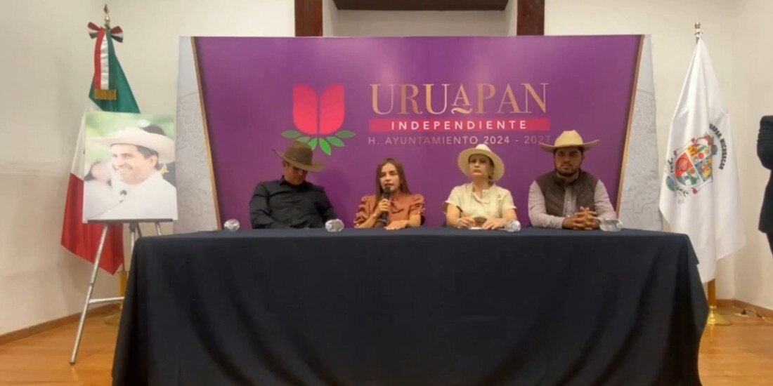 Grecia Quiroz pide al Gobierno federal un plan de seguridad específico para Uruapan.