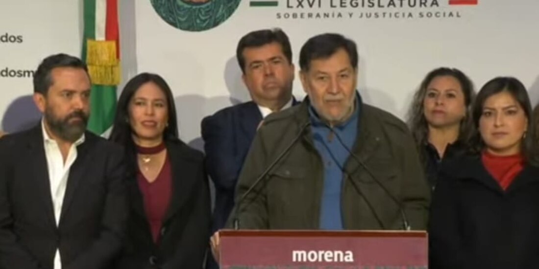 El senador por la 4T, Gerardo Fernández Noroña.