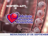 Resultados del sorteo 4271 del Melate, Revancha y Revanchita de este 27 de septiembre del 2026.