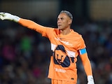 Keylor Navas en un partido con Pumas