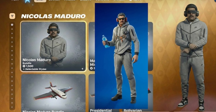 Nicolás Maduro en Fortnite