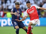 Una acción del PSG vs Arsenal, final de la Champions League 2026