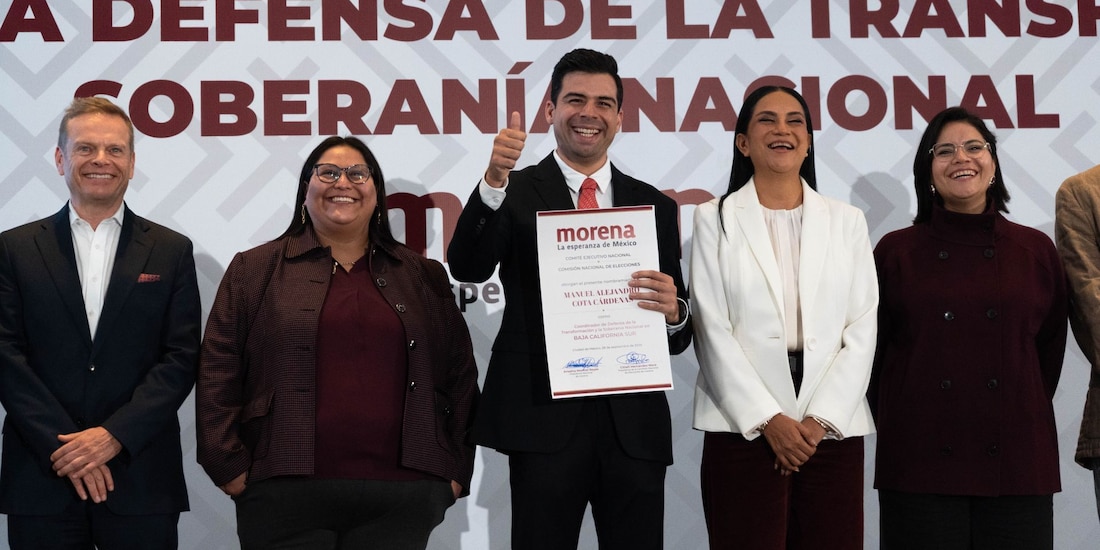 Manuel Alejandro Cota Cárdenas fue designado coordinador de Morena en Baja California Sur, el 28 de septiembre de 2026.