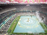 Vista del Estadio Ciudad de México, durante inauguración del Mundial, ayer.