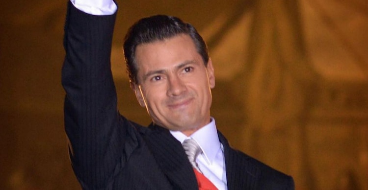 Enrique Peña Nieto cuando era presidente de México