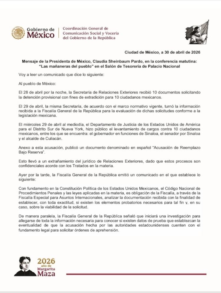Documento oficial.