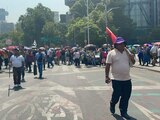 La CNTE sigue con movilizaciones hasta que se cumplan sus demandas.