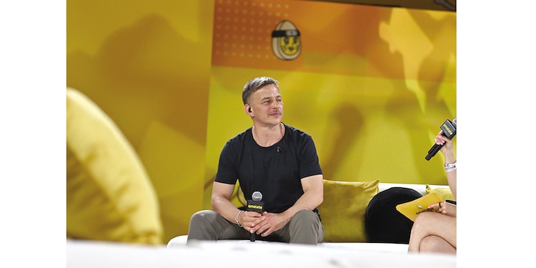 TOM Wlaschiha, actor de Juego de tronos,
se mostró feliz de estar en México.