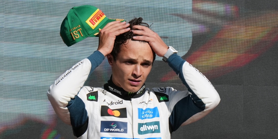 Lando Norris fue abucheado por la afición durante el Gran Premio de México de F1.