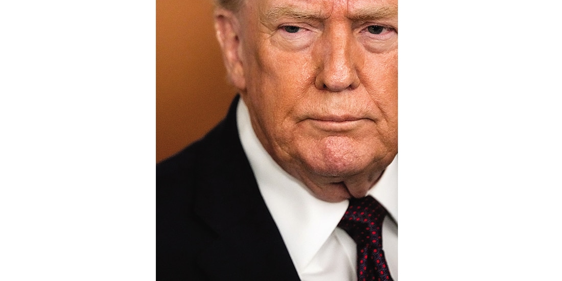 El presidente de los EU, Donald Trump