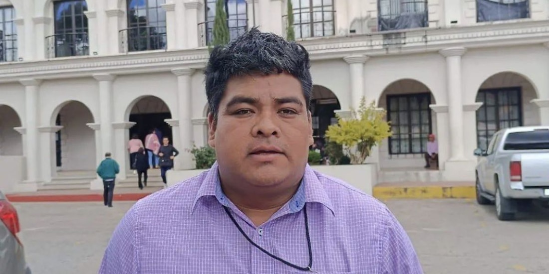 Reynaldo Pérez Pérez, representante de familias desplazadas en Chiapas