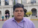 Reynaldo Pérez Pérez, representante de familias desplazadas en Chiapas
