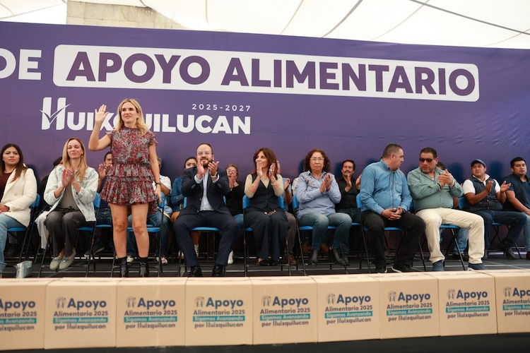 Beneficiarios de El Palacio, El Cerrito y otras comunidades reciben apoyo alimentario como parte del programa municipal.