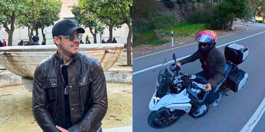 Eduardo Capetillo Jr. sufre accidente en moto en carretera