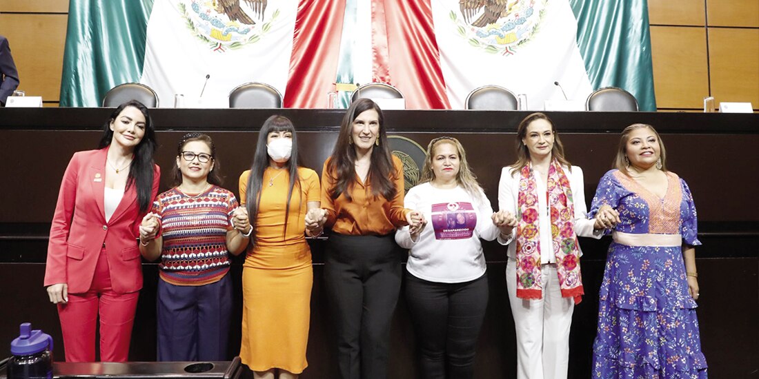 Kenia López inauguró, ayer en la Cámara baja, las conferencias magnas por el Día Internacional de la Eliminación de la Violencia contra las Mujeres.