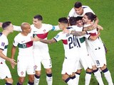 Portugueses festejan su gol contra Corea del Sur, el viernes pasado.