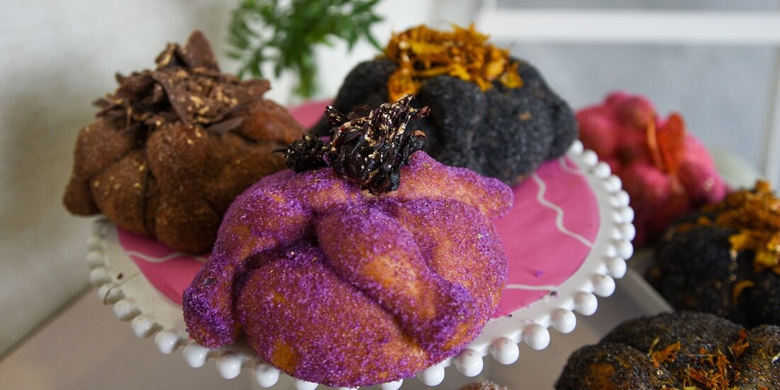 Prueba la deliciosa variedad de pan de muerto