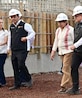 La Presidenta Claudia Sheinbaum y la Gobernadora Delfina Gómez supervisan los avances del Túnel Churubusco-Xochiaca en Nezahualcóyotl.