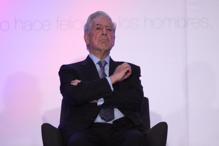 El escritor Mario Vargas Llosa en la Ciudad de México, en imagen de archivo.