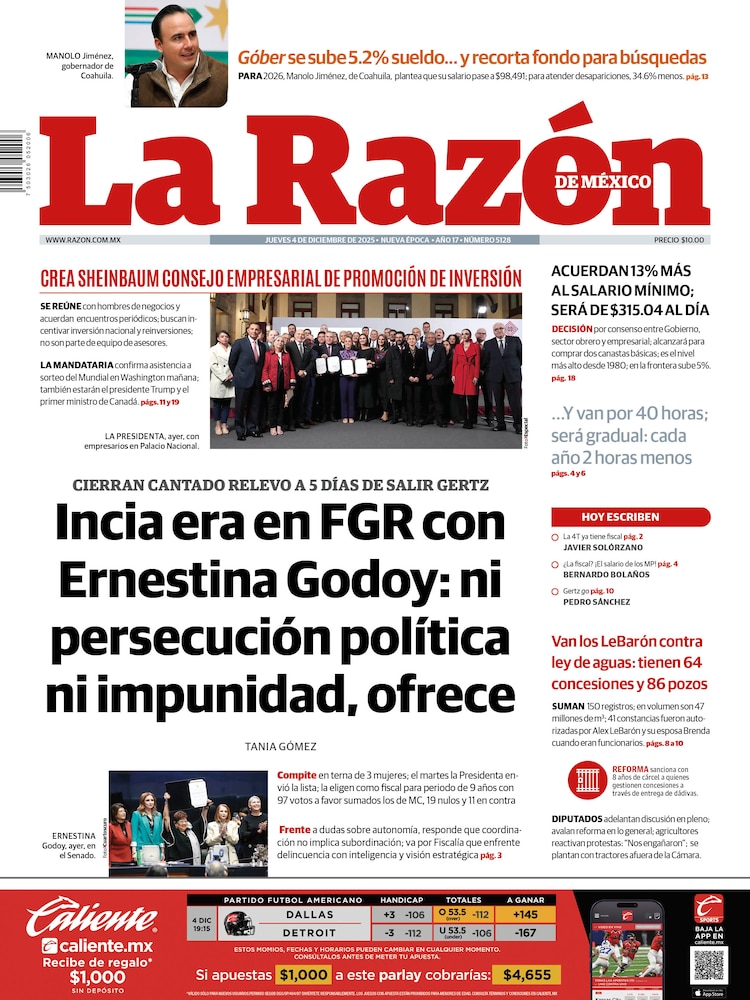 La Razón 04 Diciembre 2025