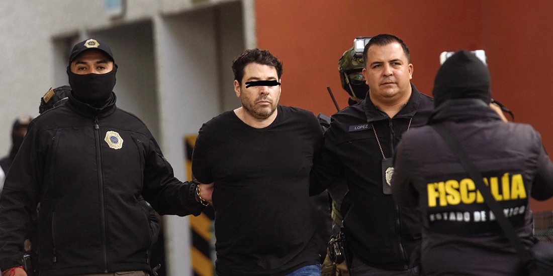 DIEGO “N”, presunto multihomicida, al ser llevado el viernes al penal de Barrientos.