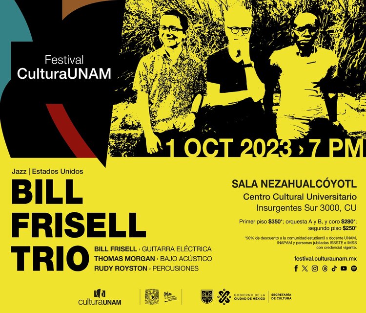 Bill Frisell Trío en Concierto