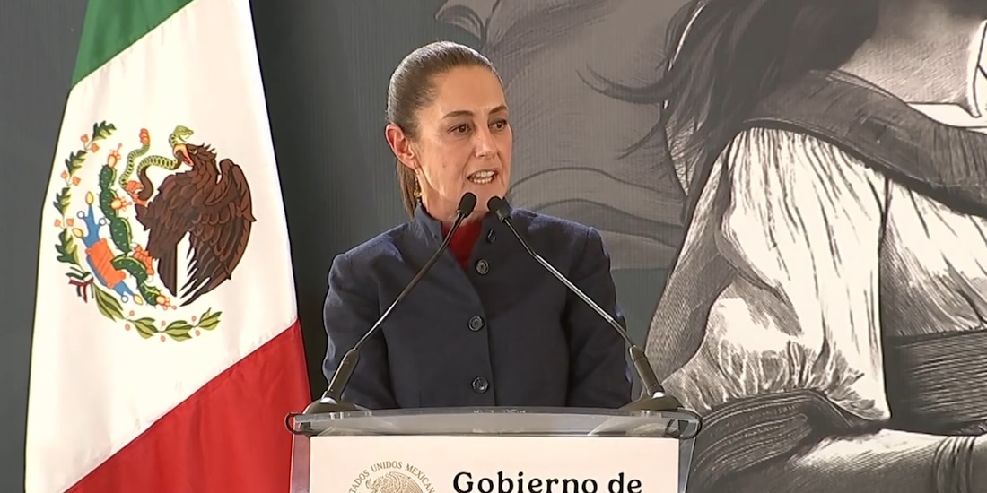 La presidenta Claudia Sheinbaum desde Tejupilco, Estado de México