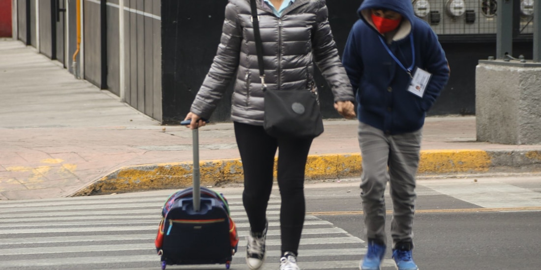 Por frente frío, 4 estados paran actividades escolares; imagen ilustrativa