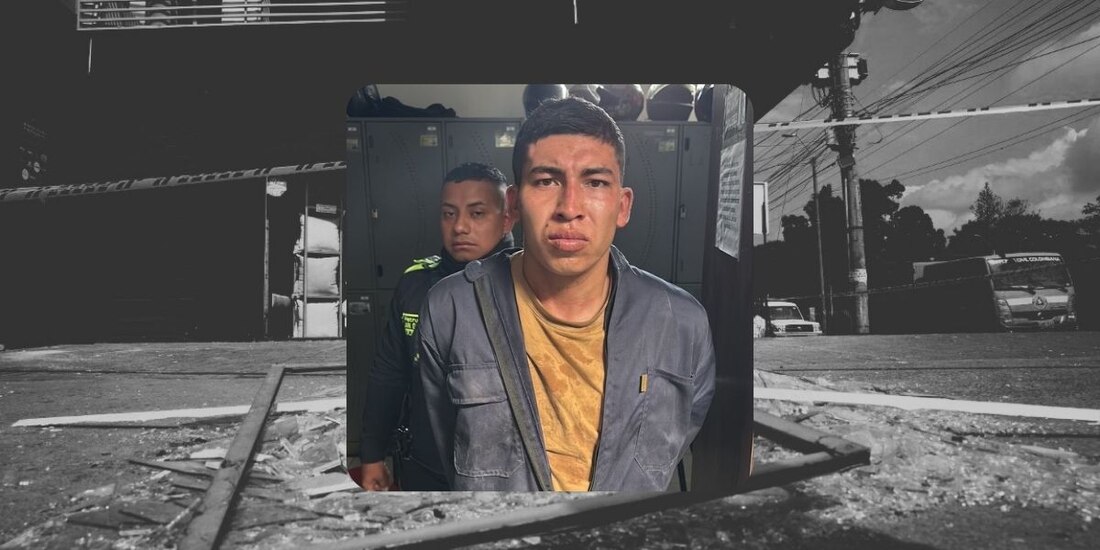 Hay dos detenidos por atentado con camión bomba en Cali; en foto, uno de ellos.