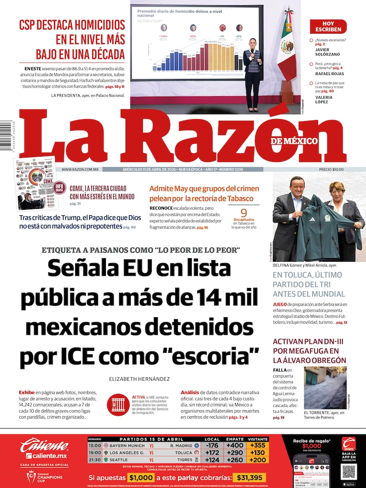 La Razón 15 Abril 2026