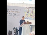 Claudia Sheinbaum en evento de este jueves.