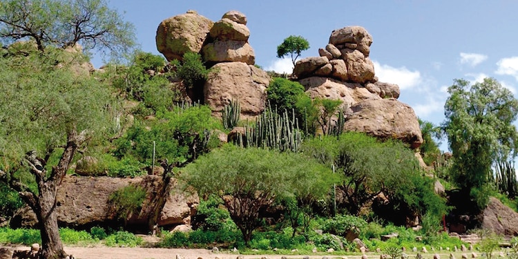 La zona arqueológica Arroyo Seco te cautivará