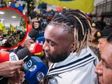 Allan Saint-Maximin tuvo un gran recibimiento de la afición del América a su llegada a México.