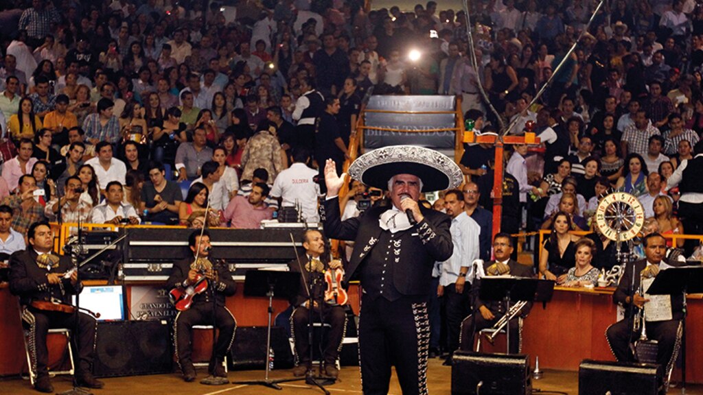 El hijo del pueblo, en un palenque de las Fiestas de Octubre, en 2012.