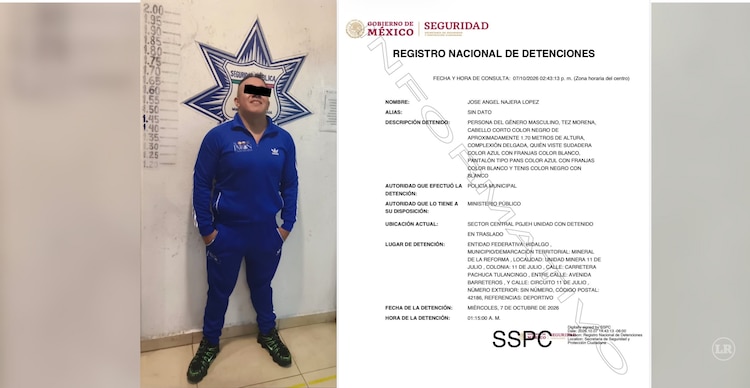Hijo de Fishman es detenido en Hidalgo