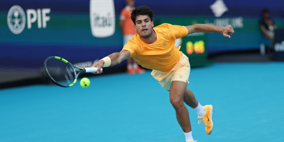 Carlos Alcaraz cayó ante Sebastian Korda en la tercera ronda del Miami Open.