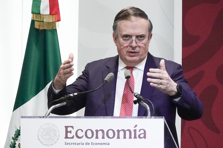 El secretario de Economía, Marcelo Ebrard