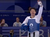 Luis Mario Nájera en la final de parataekwondo de los Juegos Paralímpicos París 2024
