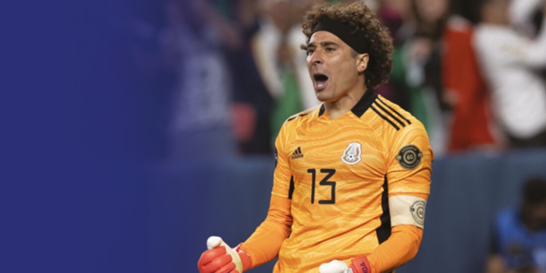 El portero, en un triunfo con el Tricolor mayor durante 2021.