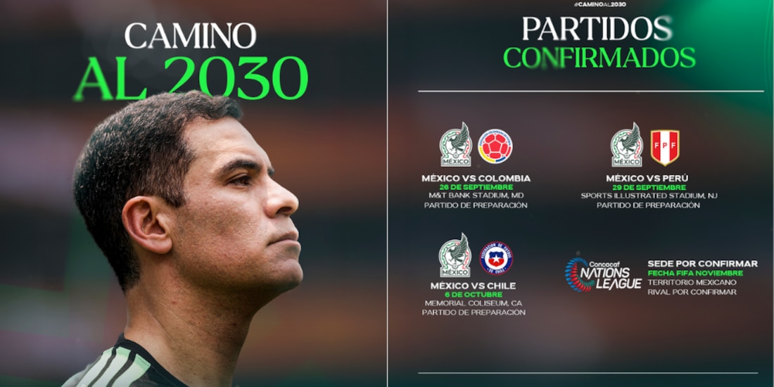 México inicia la era Rafa Márquez enfrentando a Colombia.