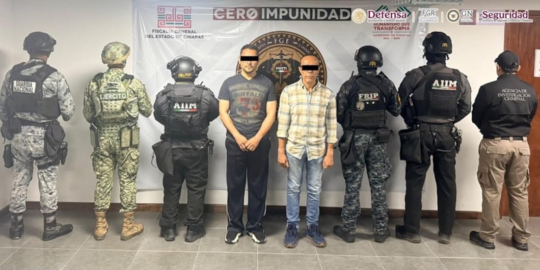 Presidente y expresidente municipal de Suchiapa, Chiapas, fueron detenidos en Operación Enjambre; en total, cayeron 21 personas.