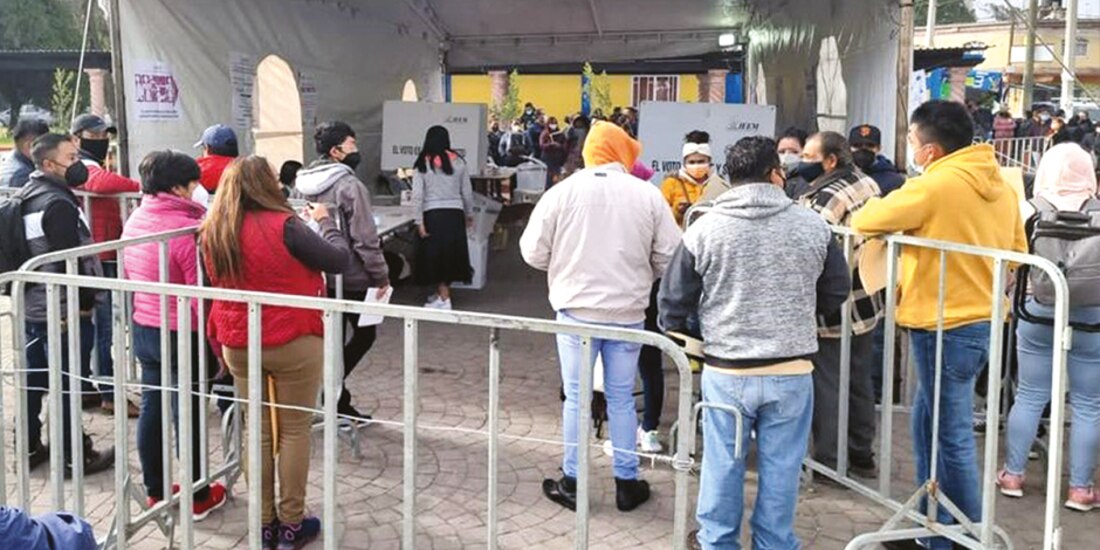 En Nextlalpan, Estado de México, se instalaron las 47 casillas previstas para la jornada.