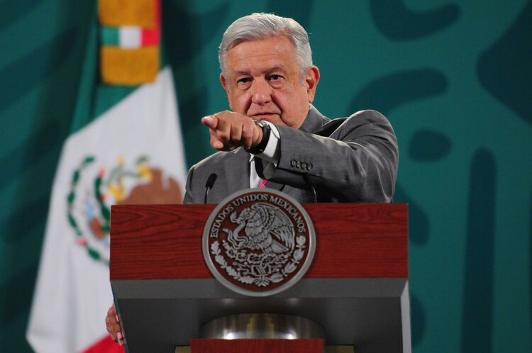 El presidente de México, Andrés Manuel López Obrador (AMLO), el 26 de abril de 2021.